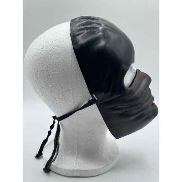 Halloween Costume Ninja Black Face Mask Rubie Hard Plastic Teen Adult - Picture 4 of 7